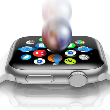 44mm Full Cover Screen Protector voor iWatch Series 4 / 5 - Tempered Glass