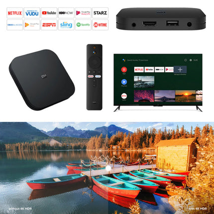 Mi TV Box S Mediaspeler met Chromecast / Google Assistant Android Kodi Netflix - 2GB RAM - 8GB Opslagruimte