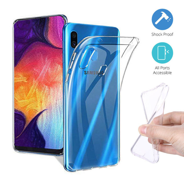 Samsung Galaxy A50 Transparant Clear Case Cover Silicone TPU Hoesje 