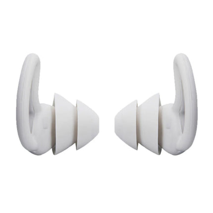 Siliconen Oorplugs 2 Lagen - Oordopjes Earplugs voor Slapen Reizen Zwemmen - Zacht Anti Geluid Isolatie - Wit