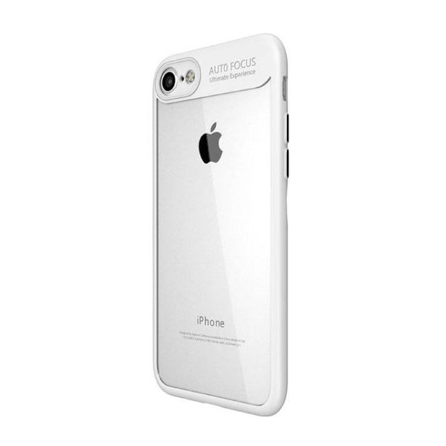 iPhone SE (2020) - Auto Focus Armor Case Cover Cas Silicone TPU Hoesje WIt