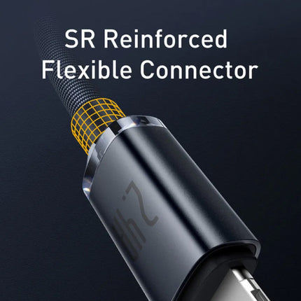 USB Oplaadkabel voor iPhone Lightning - 2 Meter - Gevlochten Nylon - Tangle Resistant Oplader Data Kabel Lichtblauw