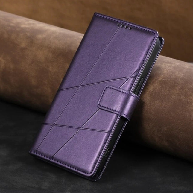 iPhone 15 Pro Max Flip Case Portefeuille - Wallet Cover Leer Hoesje - Paars