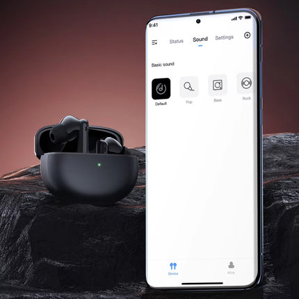W1 Draadloze Oortjes - HiFi Oordopjes TWS Koptelefoon Bluetooth 5.3 IPX4  - Zwart