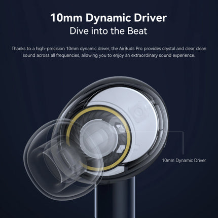 Airbuds Pro Draadloze Oortjes - ANC Ruisonderdrukking Touch Control Oordopjes TWS Bluetooth 5.1 Earphones Earbuds Oortelefoon Rood