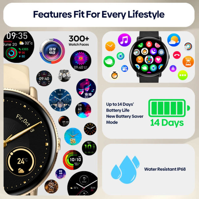 GTR 3 Pro Smartwatch - Smartband Sport Activity Tracker Horloge iOS Android - Zilver