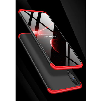 Samsung Galaxy A10s Hybrid Hoesje - Full Body Shockproof Case Cover Zwart-Blauw