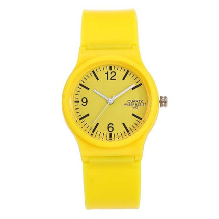 Candy Jelly Horloge Dames - Waterdicht Siliconen Kwarts Polshorloge Blauw