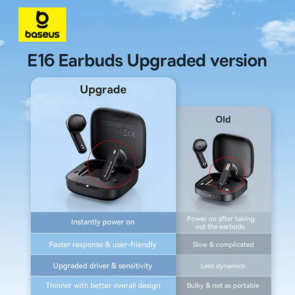 Bowie E16 Draadloze Oortjes - Koptelefoon Oordopjes TWS Bluetooth 5.3 IPX4  - Wit