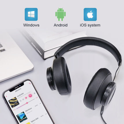 BT5 Draadloze Koptelefoon - Bluetooth 5.0 Wireless Headphones Stereo Studio Headset Zwart