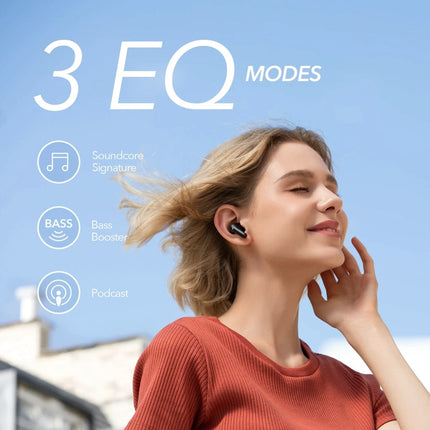 Soundcore Life P2 Mini Draadloze Oortjes met Touch Control -  TWS Bluetooth 5.2 Wireless Buds Earbuds Oortelefoon Zwart