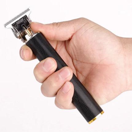 Retro T9 Tondeuse met LCD Scherm - Draadloze Trimmer Elektrisch Scheermachine - Goud Draak