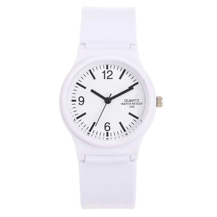 Candy Jelly Horloge Dames - Waterdicht Siliconen Kwarts Polshorloge Bruin