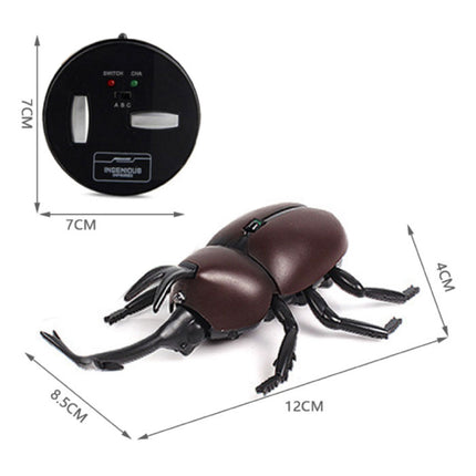 Robot Kever met IR Afstandsbediening - RC Speelgoed Bestuurbaar Insect Bruin