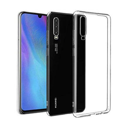Huawei P30 Transparant Clear Case Cover Silicone TPU Hoesje 