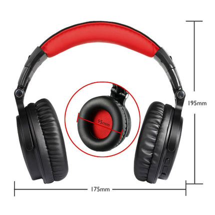 Draadloze Gaming Koptelefoon met Boom Mic - Voor PC/Xbox/PS4/PS5 - Headset Headphones met Microfoon Zwart