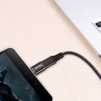Type C naar Micro-USB Adapter Converter - Micro-USB Vrouwelijk / USB-C Mannelijk - 2.4A Snelladen en Data Overdracht