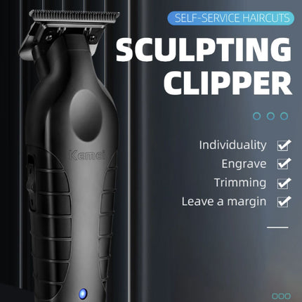 KM-2299 Scheerapparaat - Elektrsiche Baard Trimmer Draadloos Scheermachine Tondeuse - Zwart