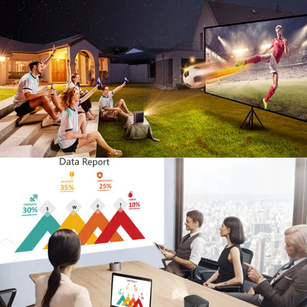 X20 Projector - 250 ANSI Lumen - Android Beamer Home Media Speler Zwart