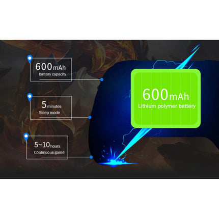 Gaming Controller voor Android/iOS/PC/PS3 - Bluetooth Gamepad Mobiele Telefoon Zwart