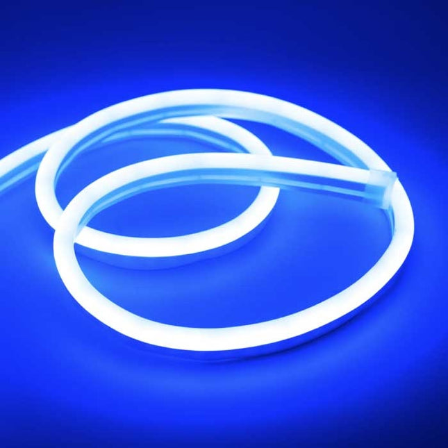 Neon LED Strip 4 Meter - Flexibele Verlichting Tube met Stekker Adapter 12V Waterdicht Blauw