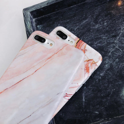 iPhone 11 Hoesje Marmer Textuur - Shockproof Glossy Case Graniet Cover Cas TPU