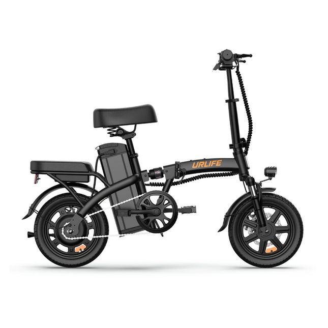F1L Elektrische Fiets - 14-inch Wielen - Opvouwbare Smart E-Bike - Zwart