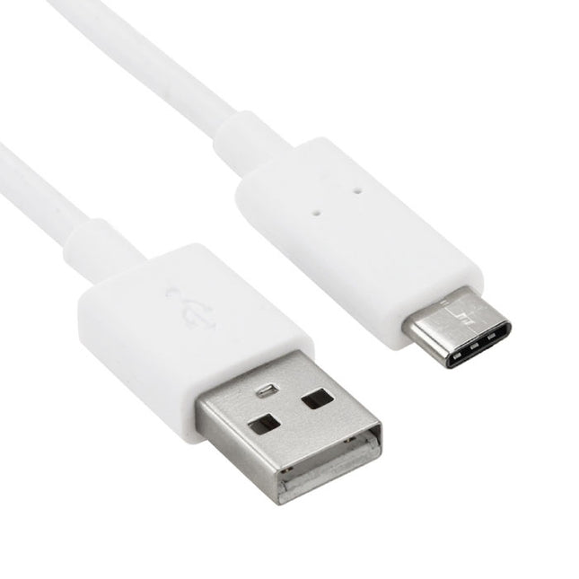 USB - USB-C Oplaadkabel Data Kabel Android 1 Meter Wit