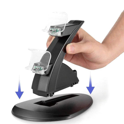 Oplaadstation voor PlayStation 4 Charging Dock Station voor Controller - Dual Laadstation Zwart