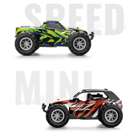Mini RC Off-Road Pick-up Truck met Afstandsbediening - Hoge Snelheid Drift Stuntcar op 1:32 Schaal Groen
