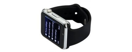 Originele A1/W8 Smartwatch Smartphone Fitness Sport Activity Tracker Horloge OLED Android iOS iPhone Samsung Huawei Zwart