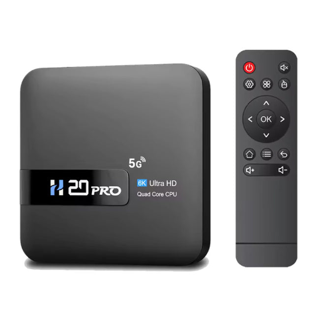 H20 Pro TV Box - Android Kodi Home Mediaspeler - 2GB RAM - 16GB Opslagruimte