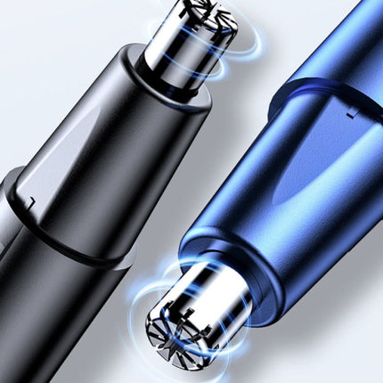 Neus Haar Trimmer - USB Wenkbrauw Oor Draadloos Scheermachine Elektrisch Scheerapparaat - Blauw
