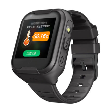 Smartwatch voor Kinderen met GPS Tracker Smartband Smartphone Horloge IPS iOS Android Zwart
