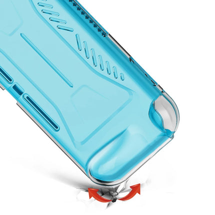 Beschermhoes voor Nintendo Switch Lite - Transparant Antislip TPU Hoesje Case Cover  Anti-fingerprint Controller