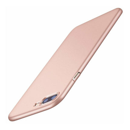 iPhone 8 Ultra Dun Hoesje - Hard Matte Case Cover Roze