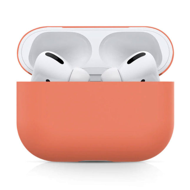 Flexibel Hoesje voor AirPods Pro - Silicone Skin AirPod Case Cover Soepel - Oranje
