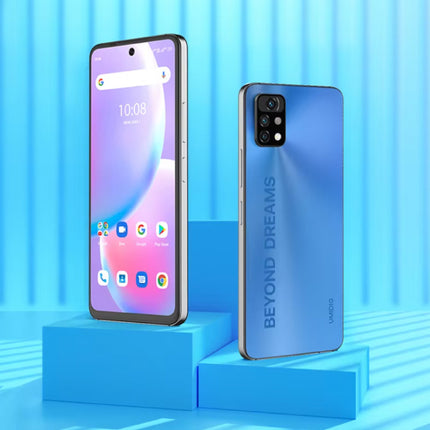 A11 Pro Max Smartphone - 6.8" FHD+ Display - 4 GB RAM - 128 GB Opslag - 48 MP Camera - 5150mAh Batterij - Blauw 