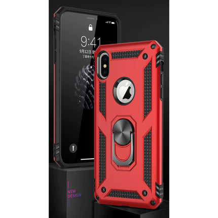 iPhone 11 Hoesje  - Shockproof Case Cover Cas TPU Zwart + Kickstand
