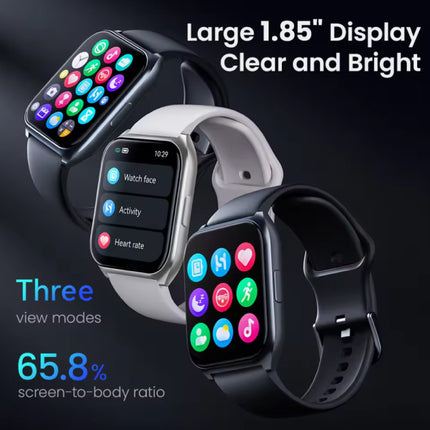 Watch 2 Pro Smartwatch (LS02 Pro) - Hart-en Zuurstof-monitor - Sport Activity Tracker Horloge - Silicoon Bandje - Wit