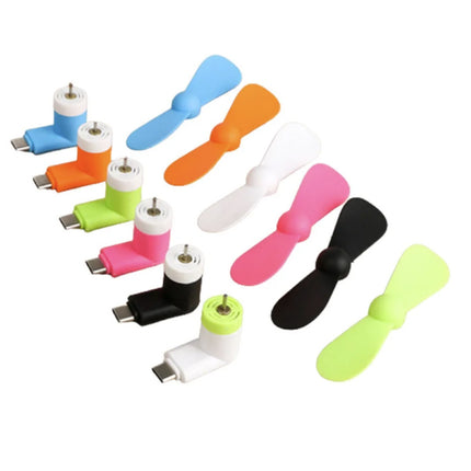 USB-C Mini Ventilator - Koelventilator Energiebesparend Fan 5V/1W - Zwart