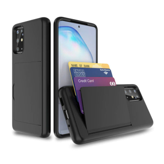 Samsung Galaxy A30 - Wallet Card Slot Cover Case Hoesje Business Zwart