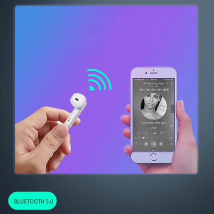 X12 TWS Draadloze Oortjes Bluetooth 5.0 Ear Wireless Buds Earphones Earbuds Oortelefoon Blauw