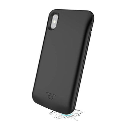 iPhone XR 5000mAh Slim Powercase Powerbank Oplader Batterij Cover Case Hoesje  Zwart