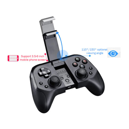 Gaming Controller voor Android/iOS/PC/PS3 - Bluetooth Gamepad Mobiele Telefoon Zwart