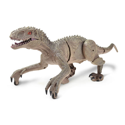 RC Velociraptor Dinosaurus met Afstandsbediening - Speelgoed Bestuurbaar Robot Bruin