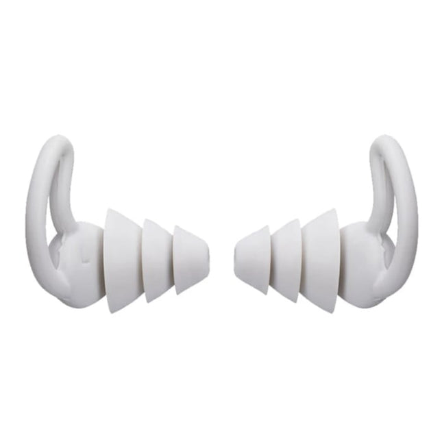 Siliconen Oorplugs 3 Lagen - Oordopjes Earplugs voor Slapen Reizen Zwemmen - Zacht Anti Geluid Isolatie - Wit