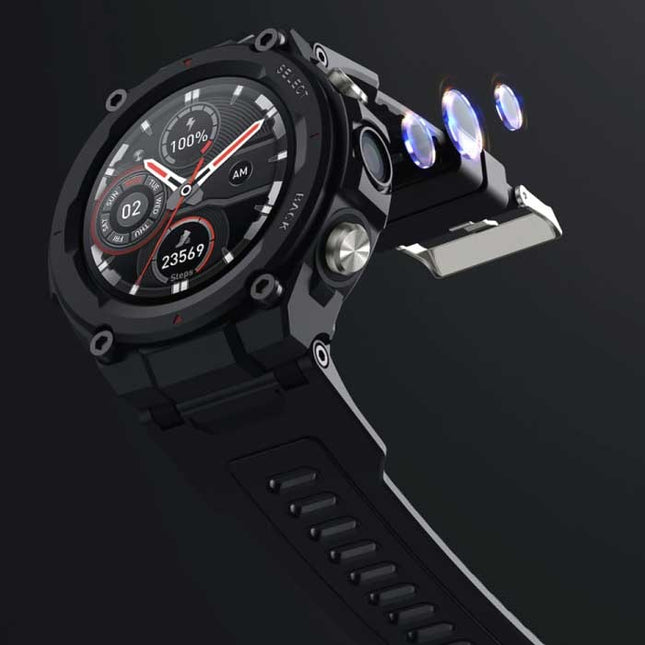 Student Smartwatch voor Kinderen - Siliconen Bandje 4G Fitness Sport Activity Tracker Horloge Android iOS Zwart