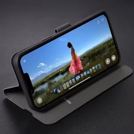 Xiaomi Poco X6 Pro Flip Case - Wallet Cover Portefeuille Kunstleer Hoesje - Groen