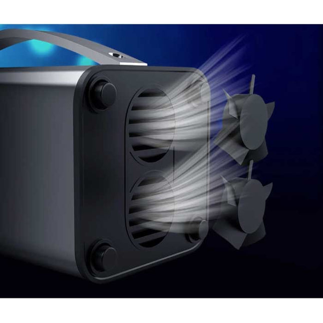 X16 Oplaadstation 68.000mAh - 250W AC/DC Generator Solar Batterij Oplader Zilver